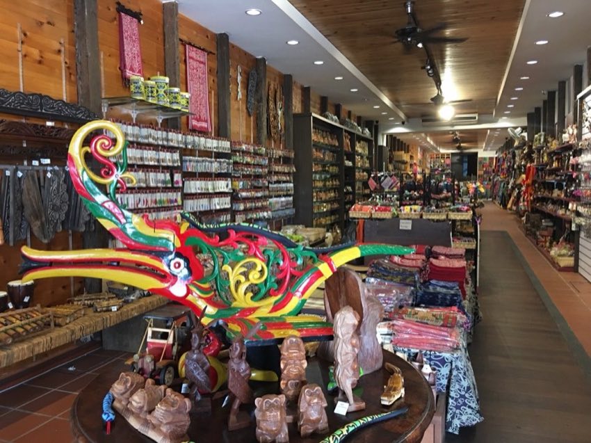 LittleBorneo shop interior, Main Bazaar Kuching